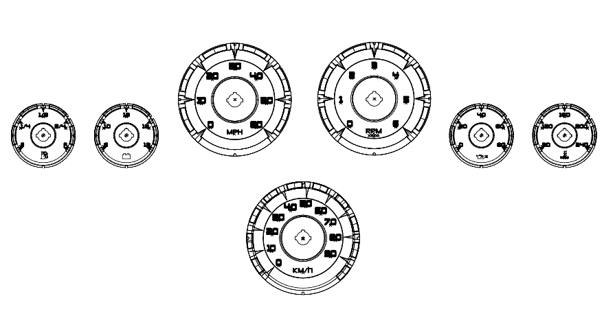Radial gauge hierarchy study